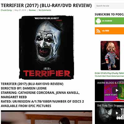 TERRIFIER (2017) (BLU-RAY/DVD REVIEW)